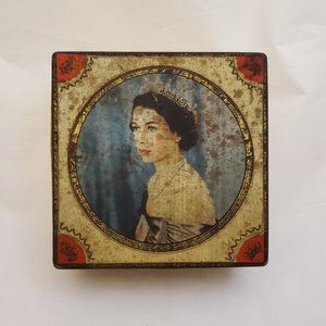 Queen Elizabeth II - Souvenir Toffee Tin from Her Majesty's 1953 Corronation